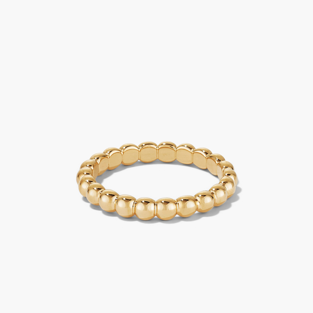 Metallic Sphere Ring